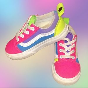 Vans Old Skool Neon Color-Block Skate Shoe